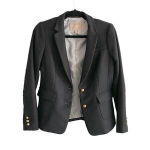 BANANA REPUBLIC Wool Blazer Black 4P